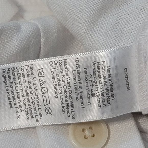 NWT Madewell The Harlow Wide-Leg Pant, Size 14 White NL450 - Picture 6 of 8